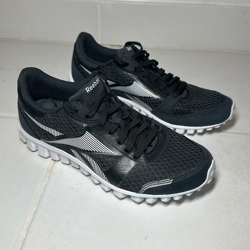 Reebok Womens Realflex Mono Gravel White J89776 Athletic Crossfit Sneaker Size 6